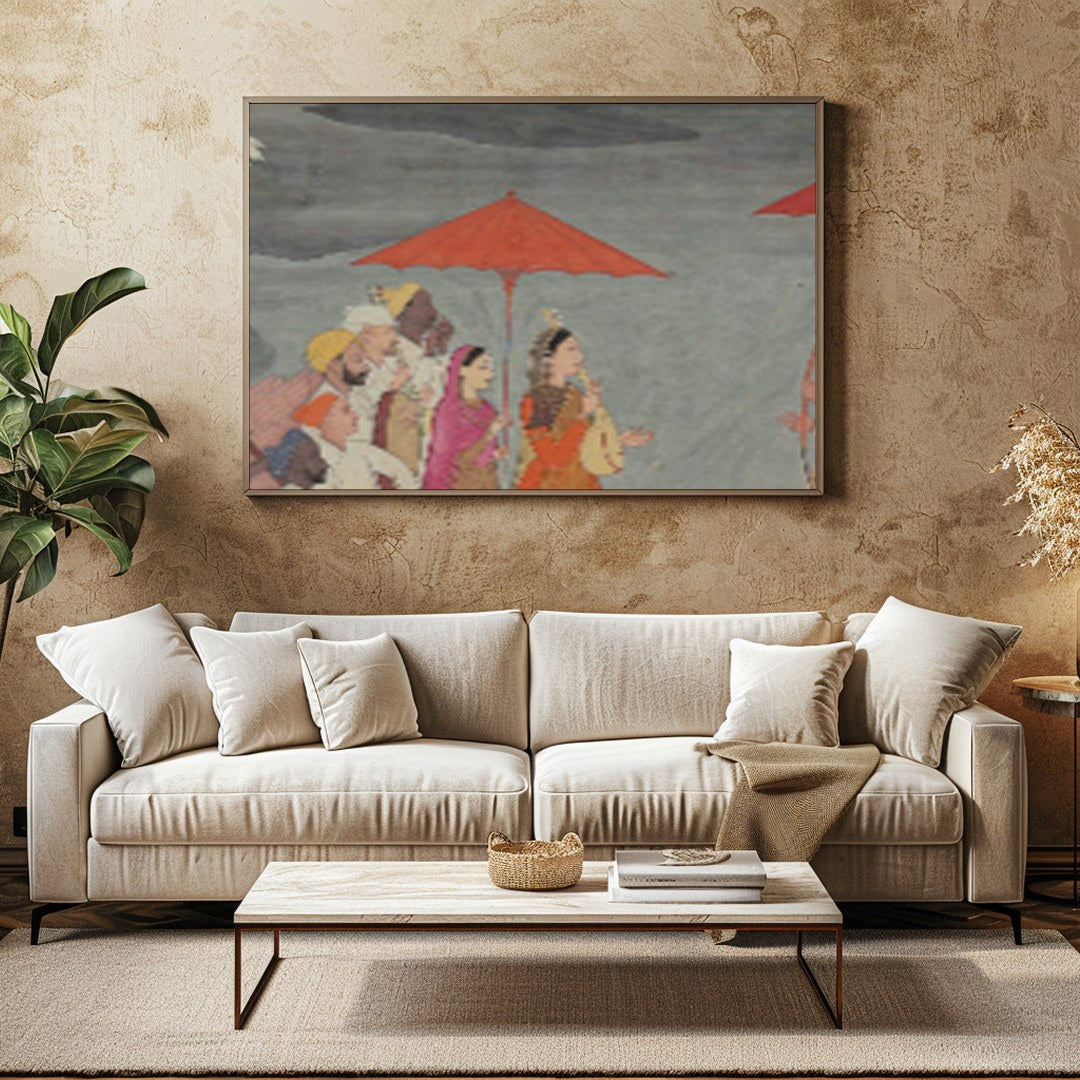 Experience the regality of a traditional scene with this captivating artwork. Featuring noble for Family Room