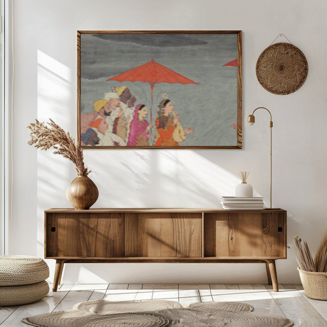 Experience the regality of a traditional scene with this captivating artwork. Featuring noble for Sitting Area