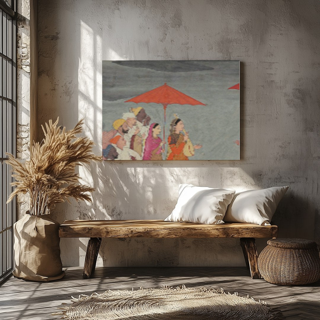 Experience the regality of a traditional scene with this captivating artwork. Featuring noble for Veranda