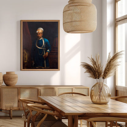 Immerse yourself in the grandeur of history with this regal portrait artwork featuring a nobleman for Extra Kitchen