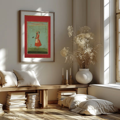 Immerse yourself in the grandeur of a bygone era with this exquisite portrait, showcasing intricate for bedroom