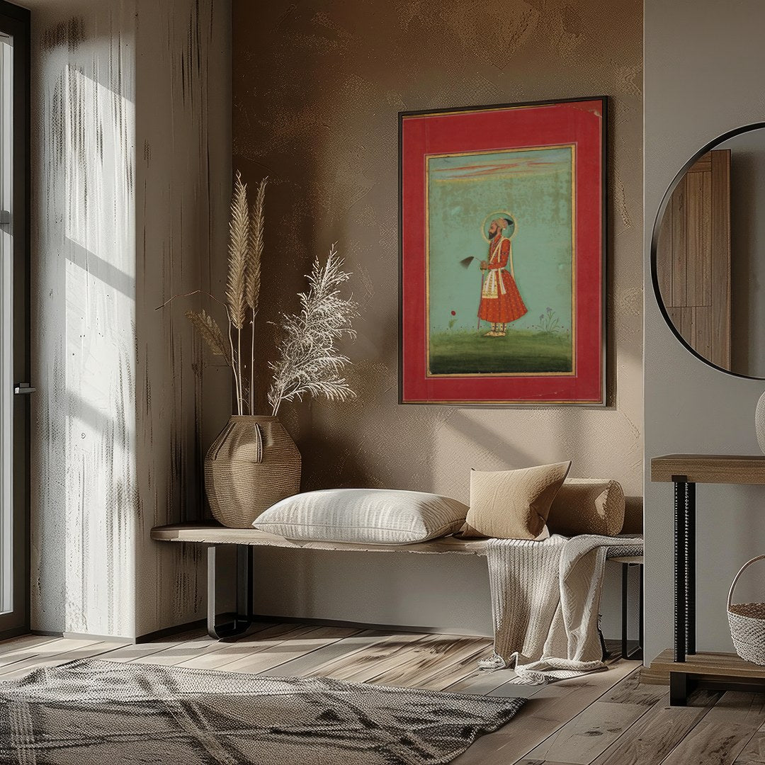 Immerse yourself in the grandeur of a bygone era with this exquisite portrait, showcasing intricate for hallway
