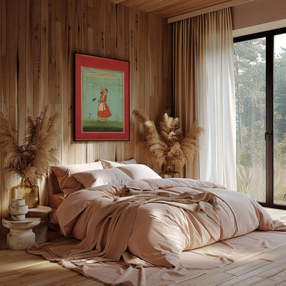 Immerse yourself in the grandeur of a bygone era with this exquisite portrait, showcasing intricate for office