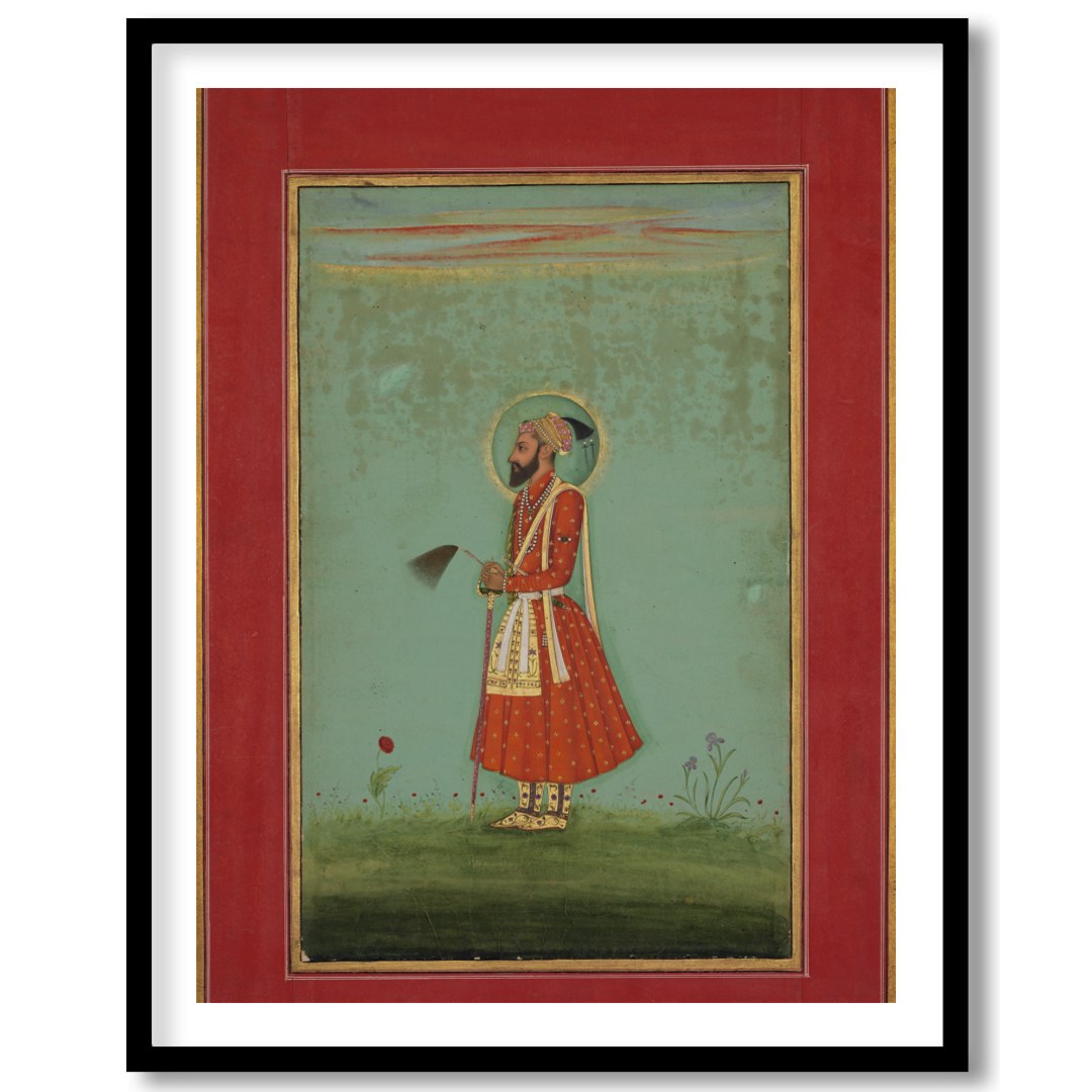 Immerse yourself in the grandeur of a bygone era with this exquisite portrait, showcasing intricate for room
