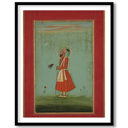 Immerse yourself in the grandeur of a bygone era with this exquisite portrait, showcasing intricate for room