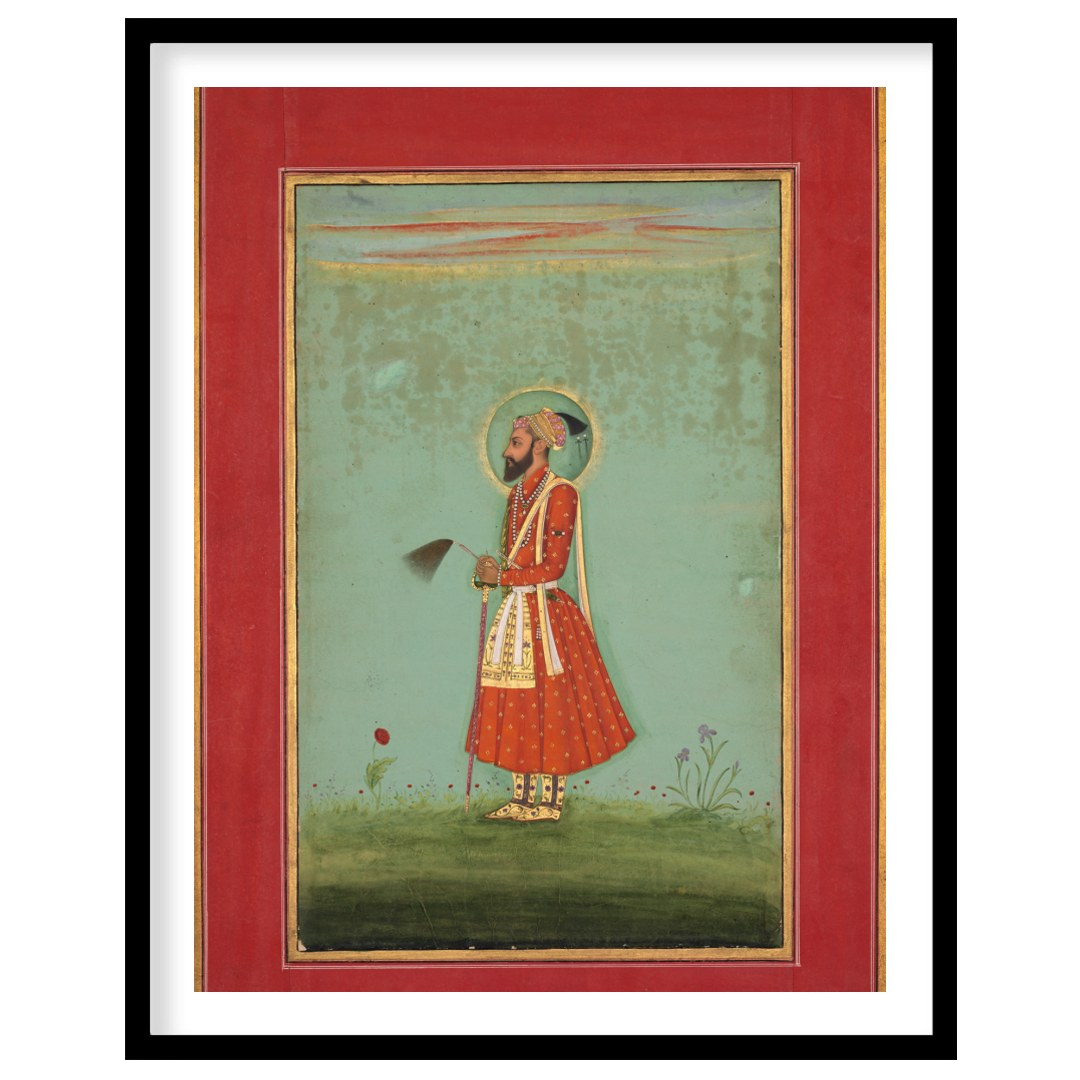 Immerse yourself in the grandeur of a bygone era with this exquisite portrait, showcasing intricate for room