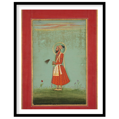 Immerse yourself in the grandeur of a bygone era with this exquisite portrait, showcasing intricate for room