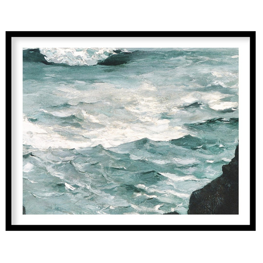 Captivate your space with a breathtaking portrayal of the ocean's raw power. This artwork captures for residence