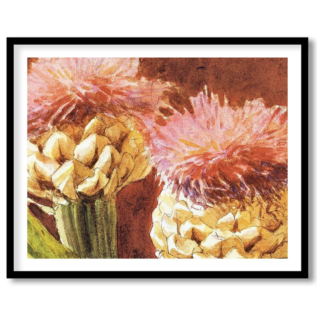 Experience the warm elegance of the 'Rustic Blossom Duo,' an enchanting piece that captures the for room