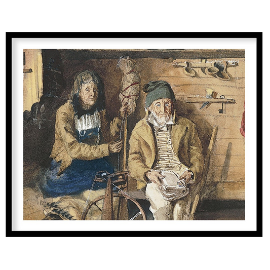 Step into the simple life with 'Rustic Cottage Solitude,' a depiction of serene living in a cozy for loft