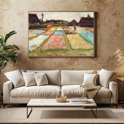 Capture the serene beauty of the countryside with this stunning landscape painting. Featuring for Family Room