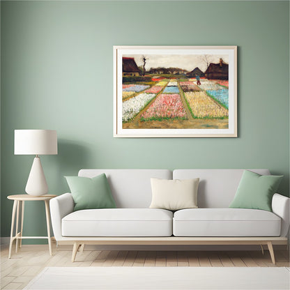 Capture the serene beauty of the countryside with this stunning landscape painting. Featuring for Hall