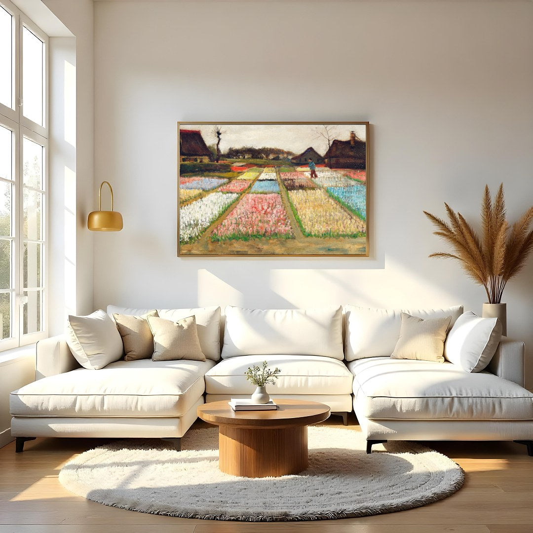 Capture the serene beauty of the countryside with this stunning landscape painting. Featuring for Living Room