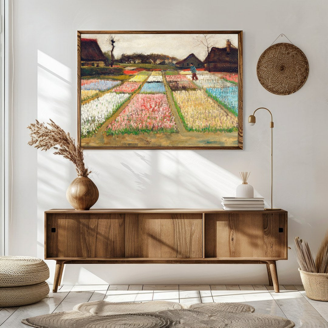 Capture the serene beauty of the countryside with this stunning landscape painting. Featuring for Sitting Area