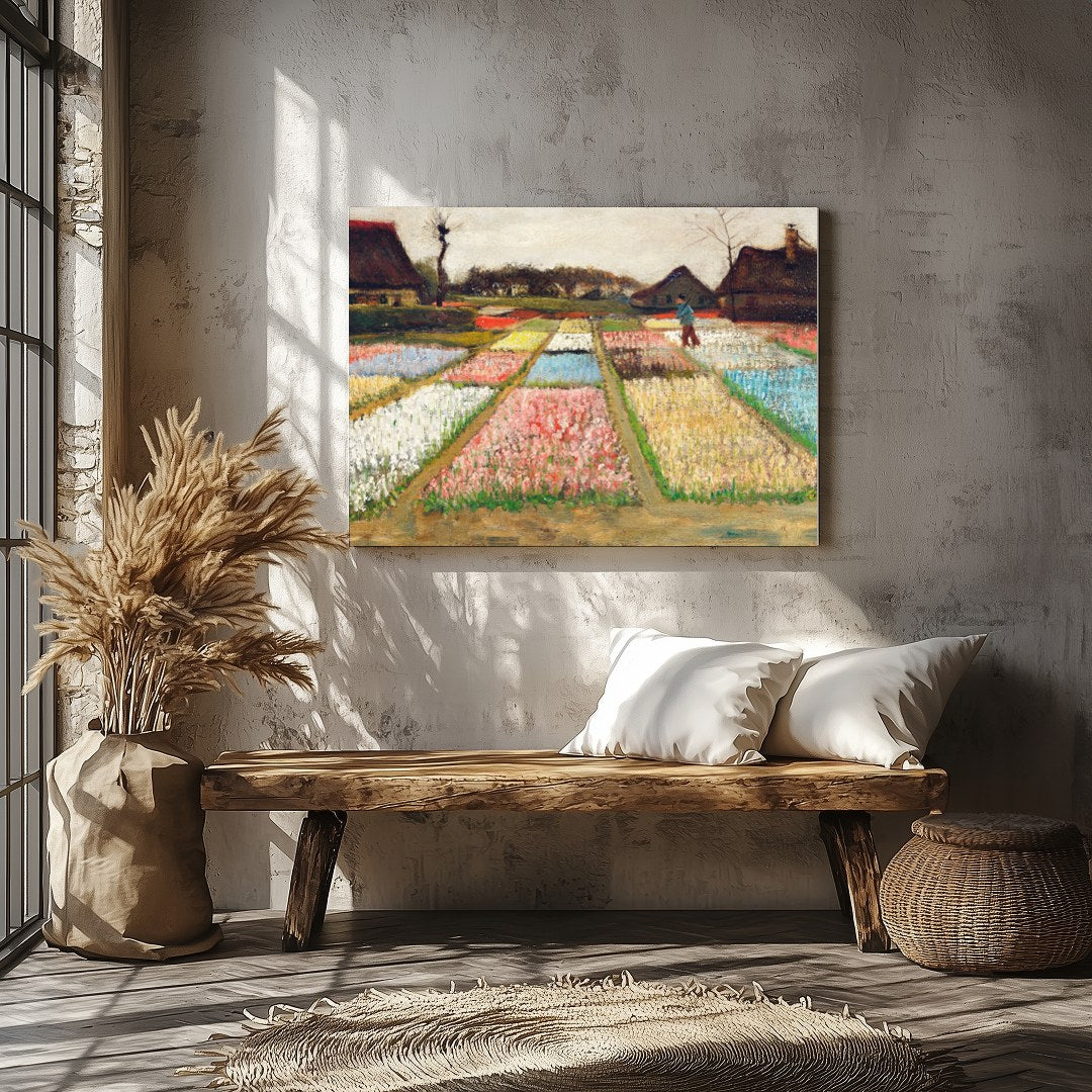 Capture the serene beauty of the countryside with this stunning landscape painting. Featuring for Veranda