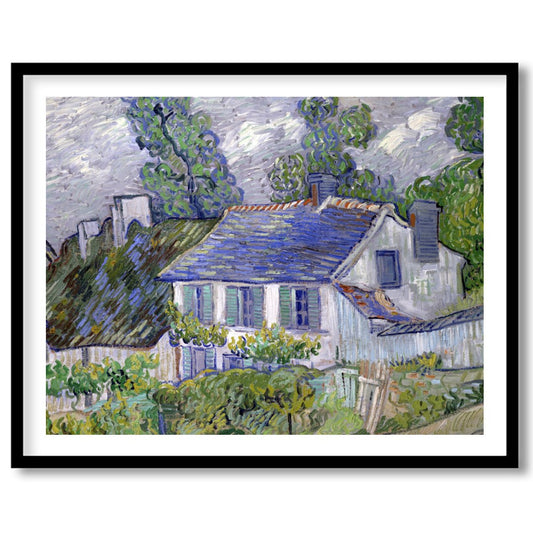 Capture the serene beauty of rural life with this exquisite impressionist art print. Featuring a for sweet-home