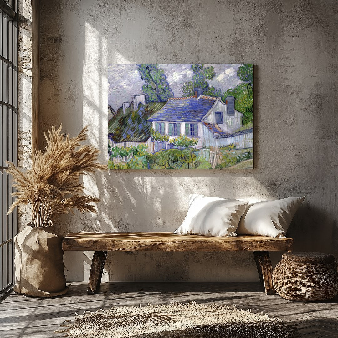 Capture the serene beauty of rural life with this exquisite impressionist art print. Featuring a for Veranda