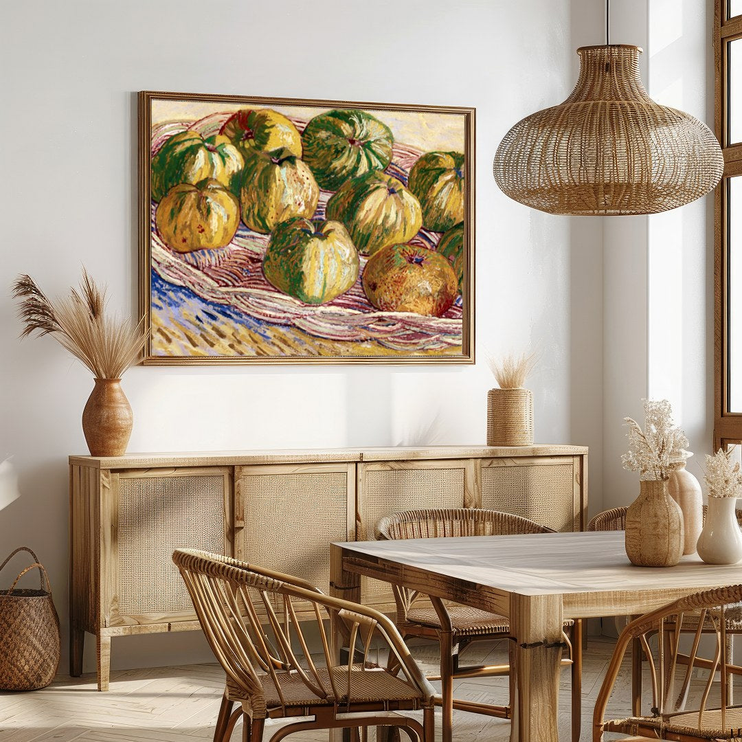 Capture the essence of rustic charm with this Impressionist still life painting. Depicting a for Dining