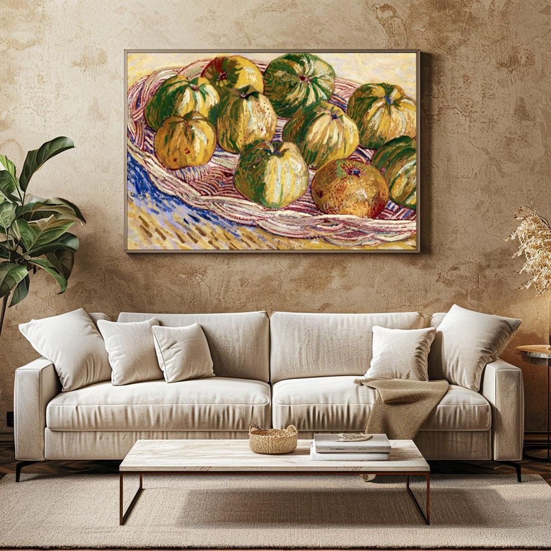 Capture the essence of rustic charm with this Impressionist still life painting. Depicting a for Family Room