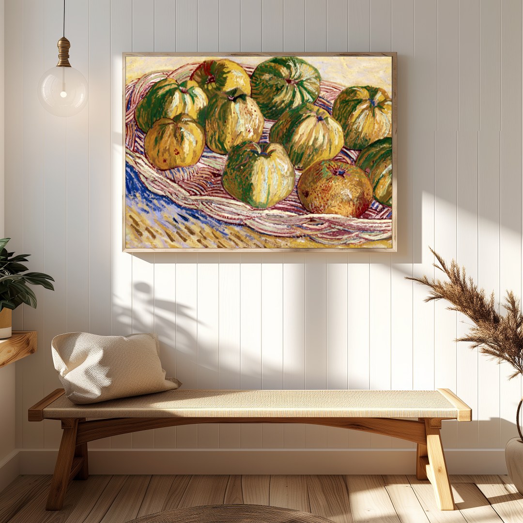Capture the essence of rustic charm with this Impressionist still life painting. Depicting a for Hallway