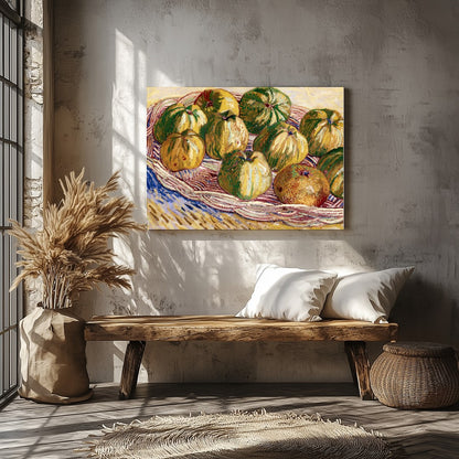 Capture the essence of rustic charm with this Impressionist still life painting. Depicting a for Veranda