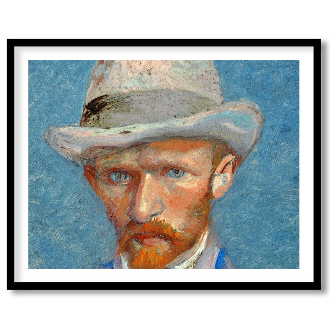 This expressive artwork captures the thoughtful gaze of a gentleman, painted with bold, textured for lovely-house