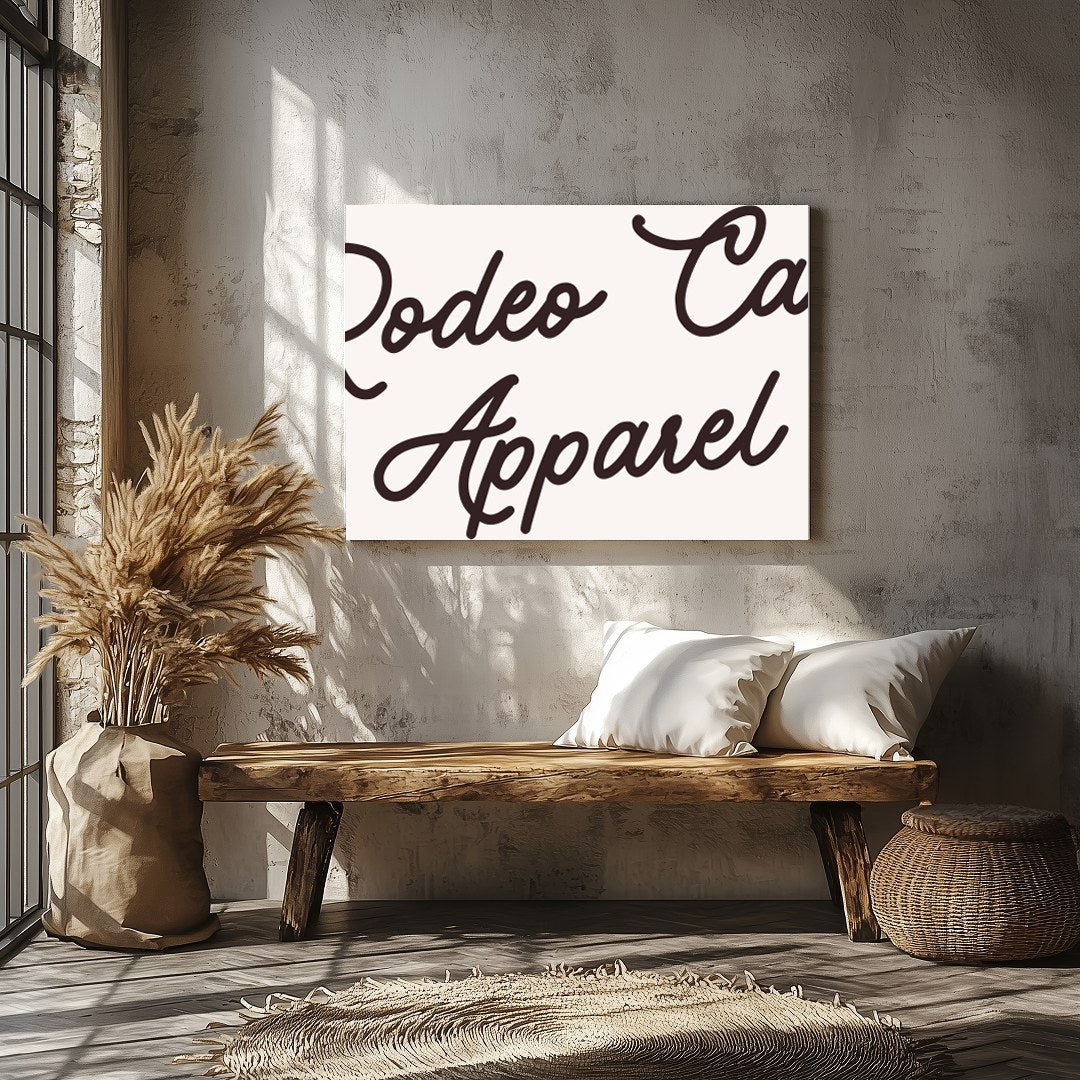 Capture the charming spirit of the Wild West with this whimsical artwork featuring a stylish cowboy for Veranda