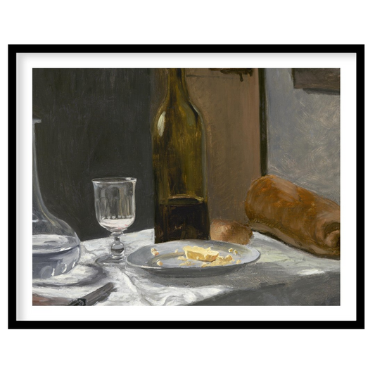 Immerse yourself in the rustic charm of this exquisite still life painting, capturing the for nook