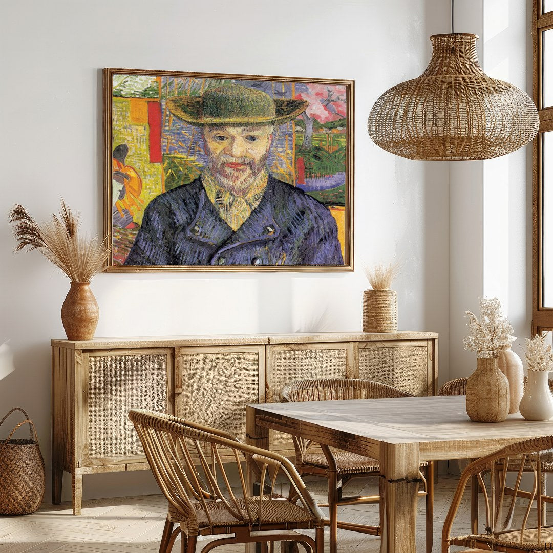 Immerse yourself in a vibrant tapestry that captures the essence of rustic charm with a modern for Dining