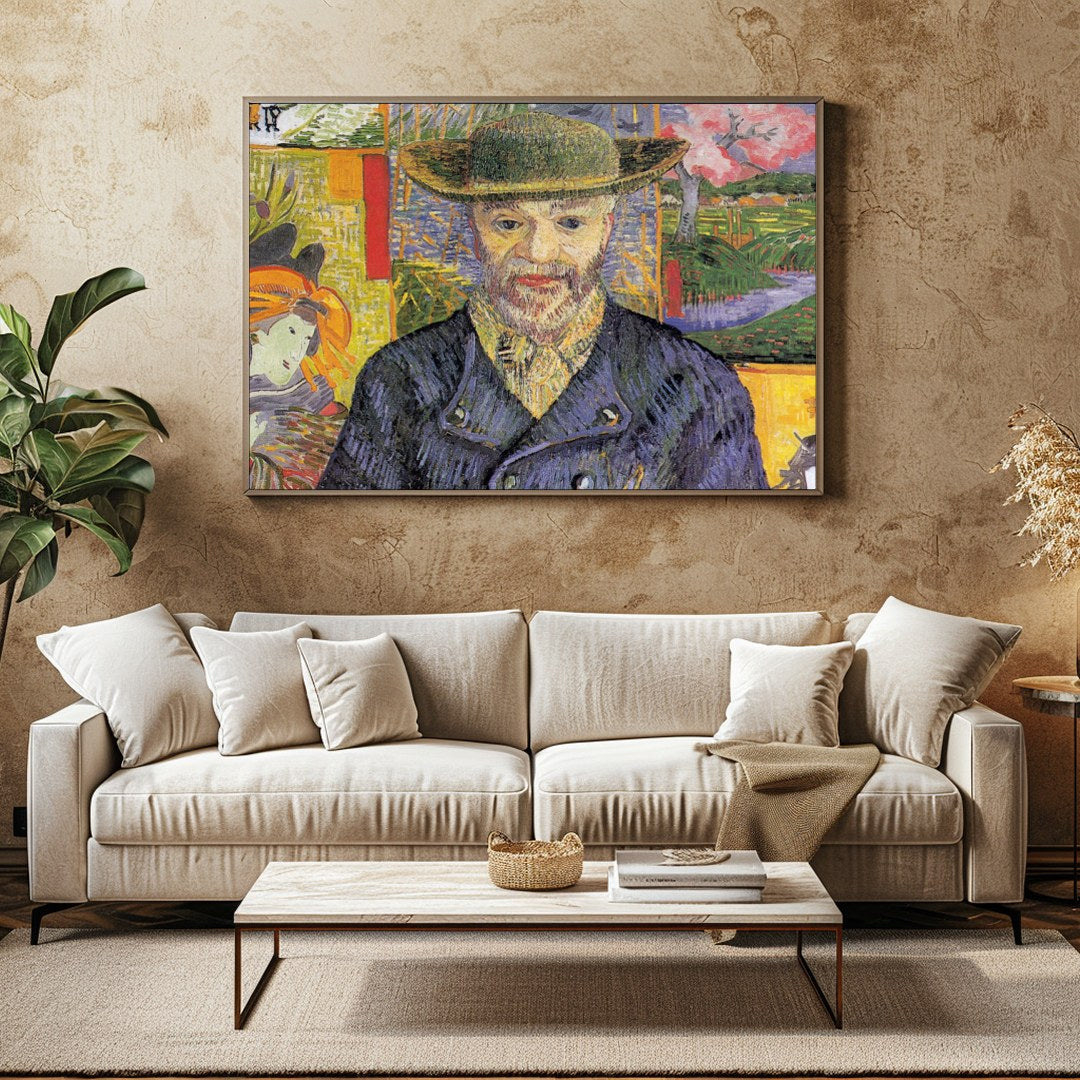 Immerse yourself in a vibrant tapestry that captures the essence of rustic charm with a modern for Family Room