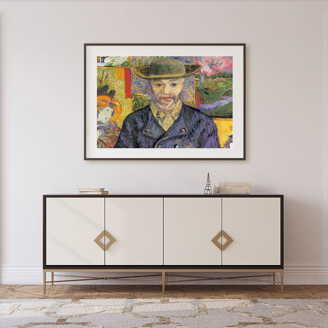 Immerse yourself in a vibrant tapestry that captures the essence of rustic charm with a modern for Foyer