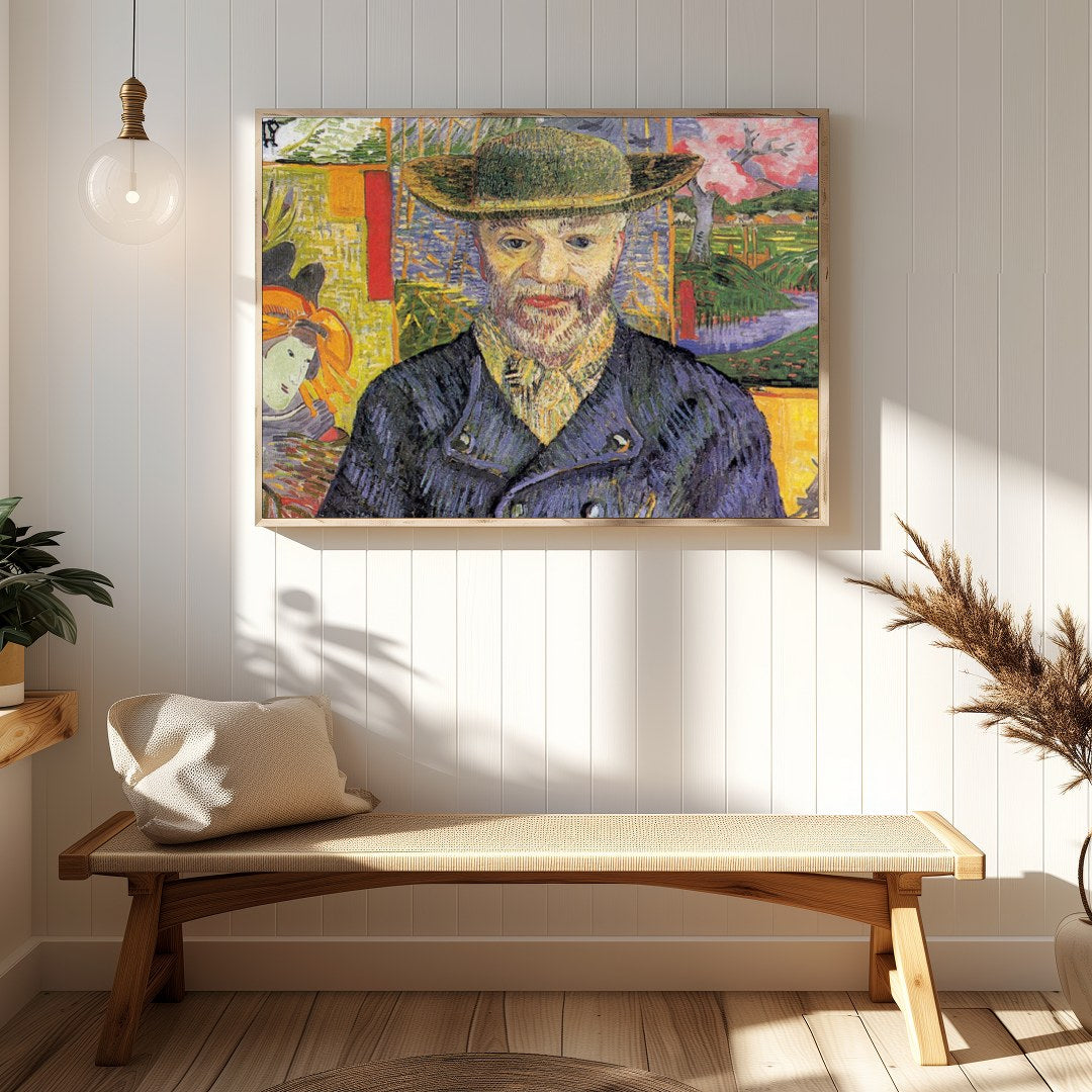 Immerse yourself in a vibrant tapestry that captures the essence of rustic charm with a modern for Hallway