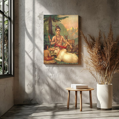 Immerse yourself in the tranquil ambiance of this captivating artwork, depicting a serene scene of for Entrance