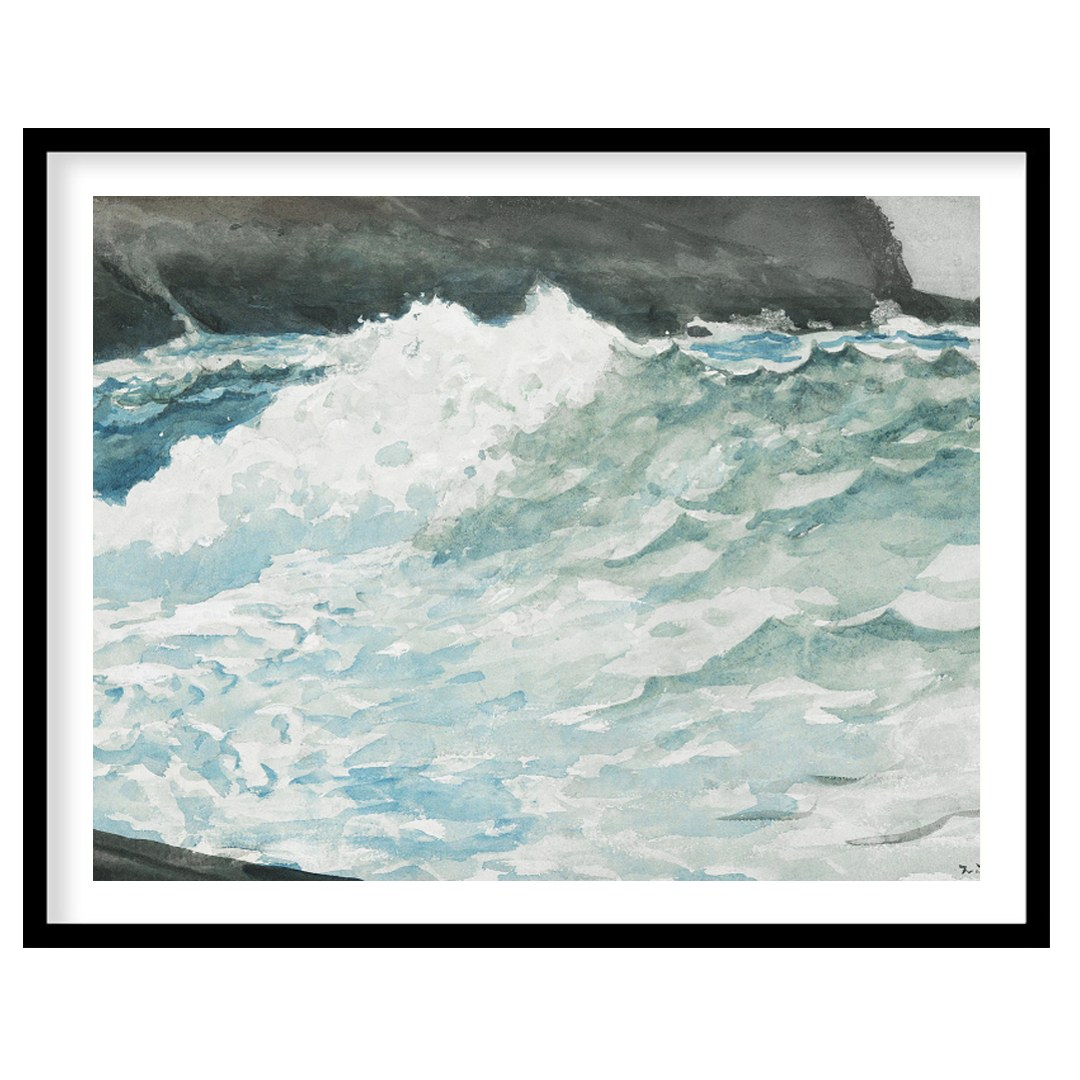 Capture the raw beauty and power of the ocean with this stunning piece, portraying the dynamic for nook