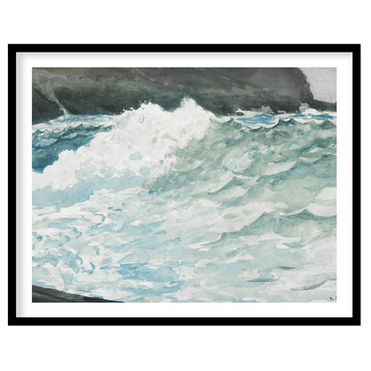 Capture the raw beauty and power of the ocean with this stunning piece, portraying the dynamic for nook