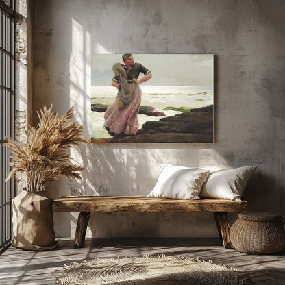 Immerse yourself in the serene beauty of the coastline with this captivating artwork. The blend of for Veranda