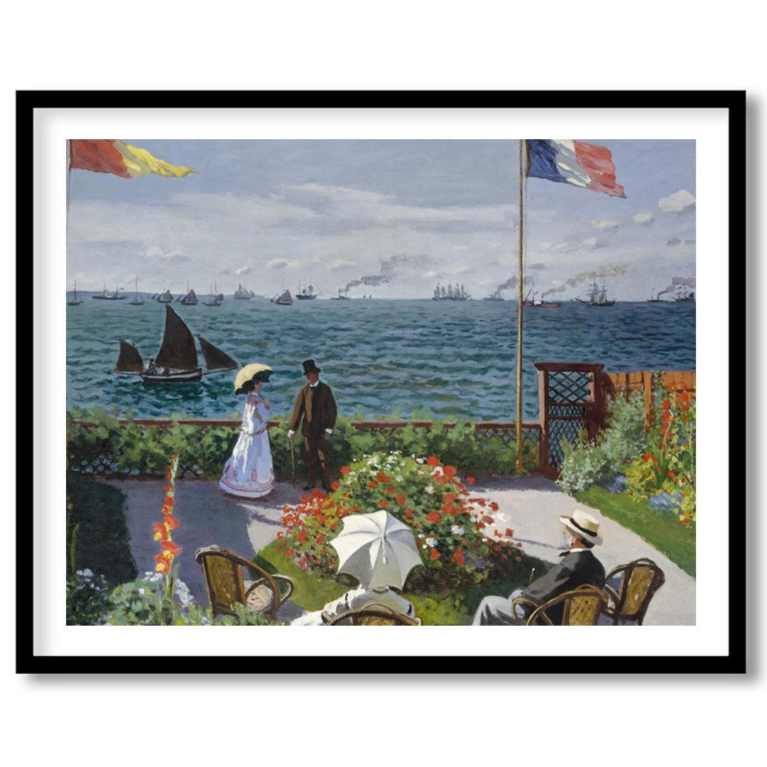 Immerse yourself in coastal serenity with this exquisite artwork capturing a leisurely seaside for home