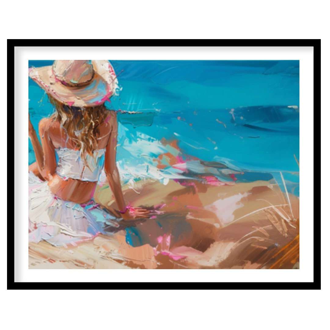 Embrace the tranquil beauty of the coast with 'Seaside Serenity.' This captivating piece captures for nook