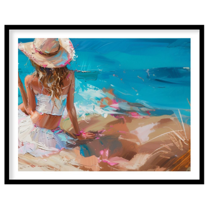 Embrace the tranquil beauty of the coast with 'Seaside Serenity.' This captivating piece captures for nook