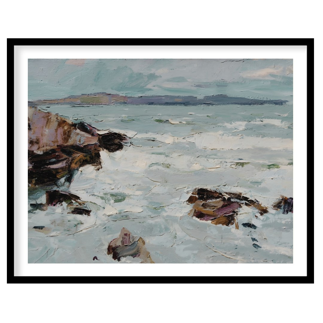 Immerse yourself in the tranquility of nature with this exquisite impressionist landscape capturing for sanctuary