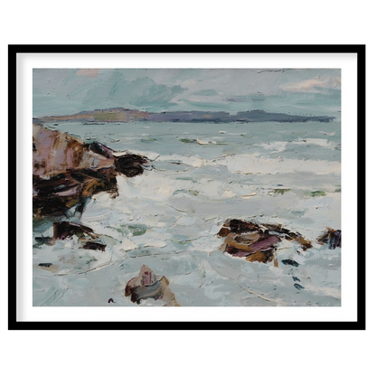 Immerse yourself in the tranquility of nature with this exquisite impressionist landscape capturing for sanctuary