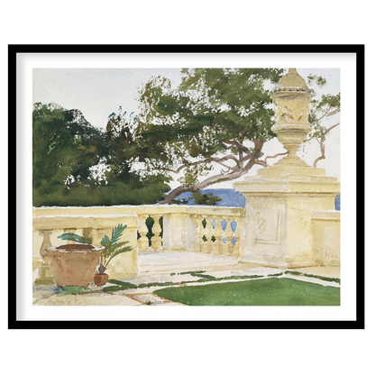 Immerse yourself in the serene beauty of a coastal retreat with this stunning watercolor painting. for retreat