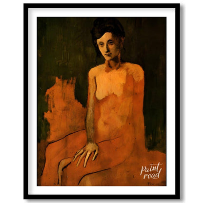 This painting, “Seated Nude,” by Pablo Picasso, hails from his formative Rose Period (1904-1906), a… for home