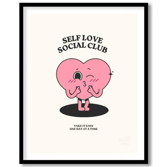 Self Love Heart Painting at Self Love Heart buy online at Paint Road featuring advocacy art and club