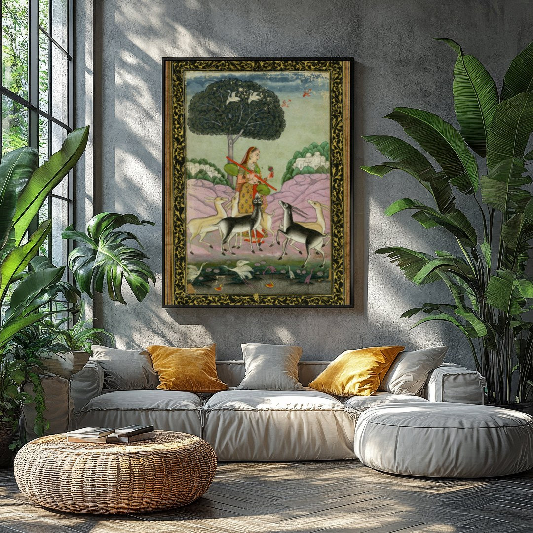 Immerse yourself in the timeless beauty of this exquisite piece, showcasing a serene scene of for Balcony