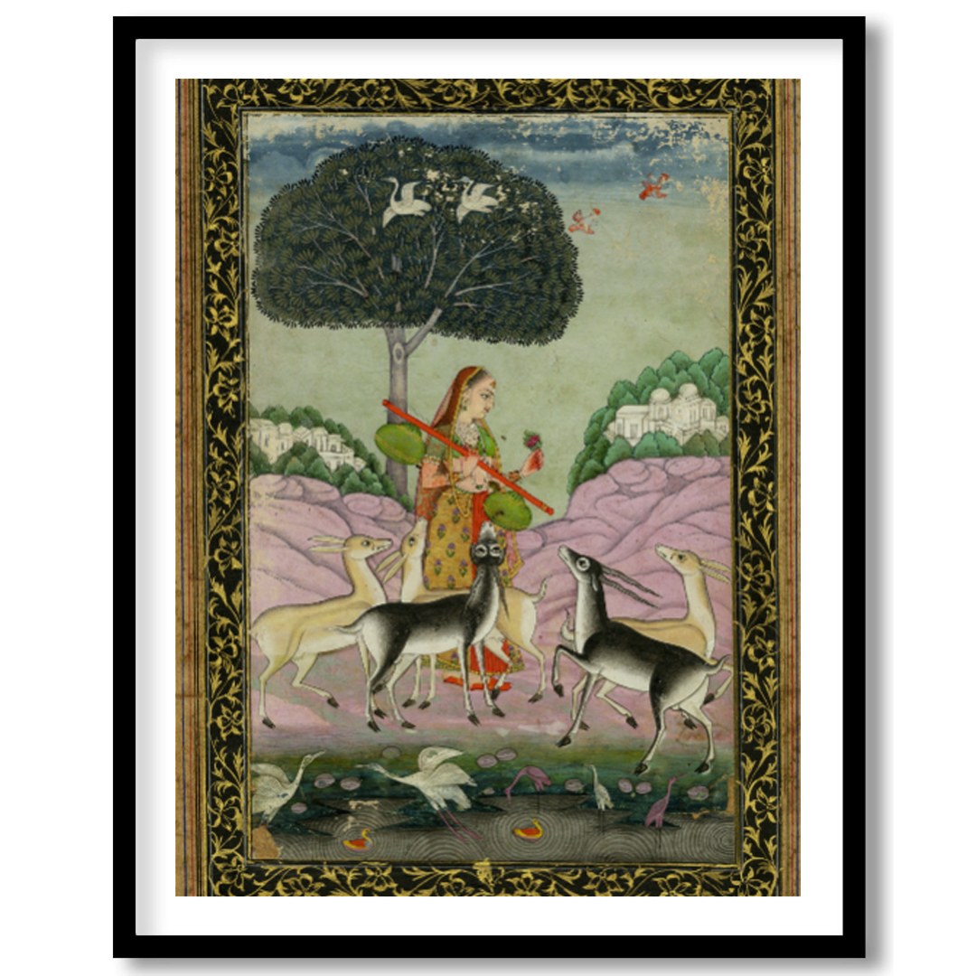 Immerse yourself in the timeless beauty of this exquisite piece, showcasing a serene scene of for retreat