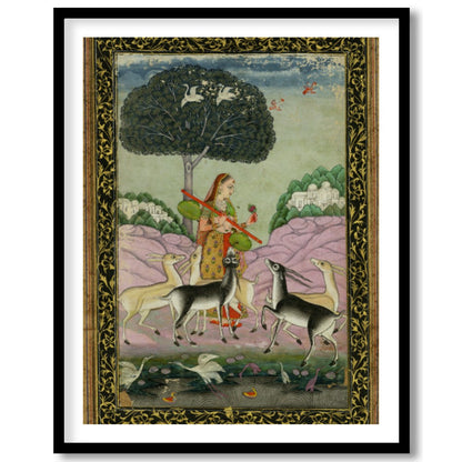 Immerse yourself in the timeless beauty of this exquisite piece, showcasing a serene scene of for retreat