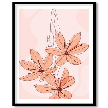 Infuse your space with the gentle allure of 'Serenade of Peach Blossoms.' This enchanting piece for bedroom