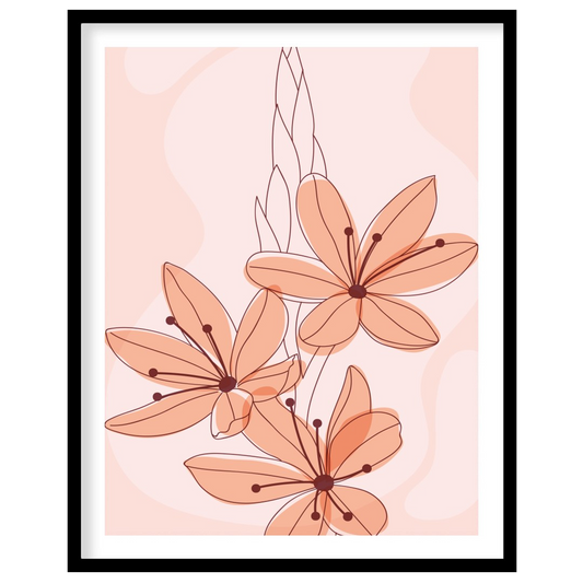 Infuse your space with the gentle allure of 'Serenade of Peach Blossoms.' This enchanting piece for bedroom