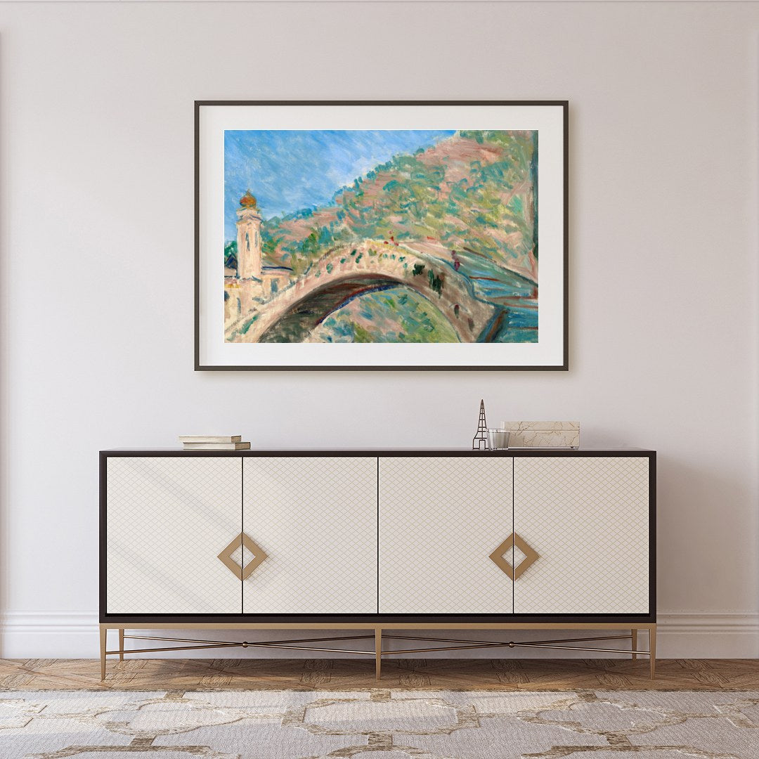 Capture the essence of serene afternoon light with this impressionist masterpiece depicting a for Foyer